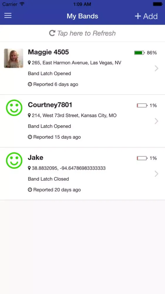 MyKidsport Screenshots