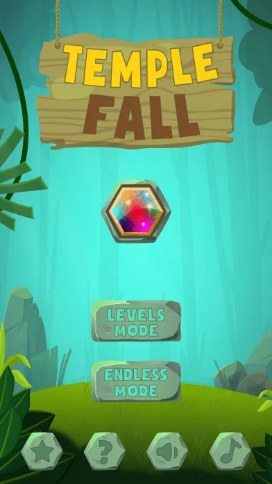Captures d'écran de Temple Fall - Hexagon Drop