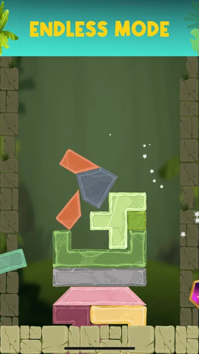Captures d'écran de Temple Fall - Hexagon Drop