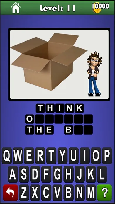 Tangkapan layar Idiom Man - Animated Word Puzzle Game
