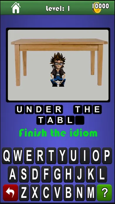 Tangkapan layar Idiom Man - Animated Word Puzzle Game