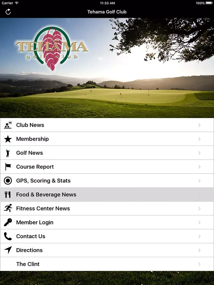 Capturas de pantalla de Tehama Golf Club iPad 