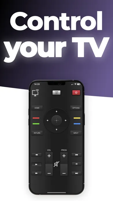 ภาพหน้าจอของ Unimote : smart TV remote