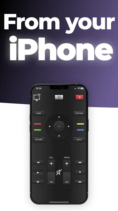 ภาพหน้าจอของ Unimote : smart TV remote