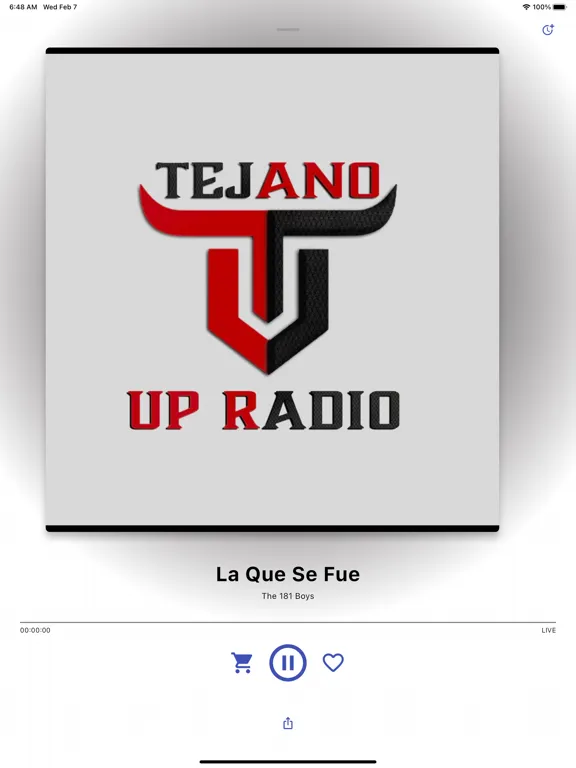 Скриншоты Tejano Up Radio iPad 