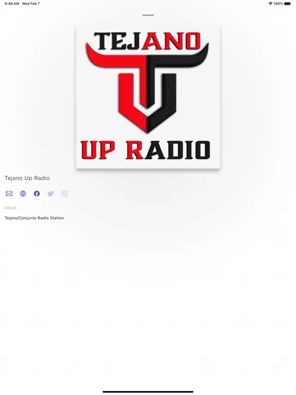 Скриншоты Tejano Up Radio iPad 