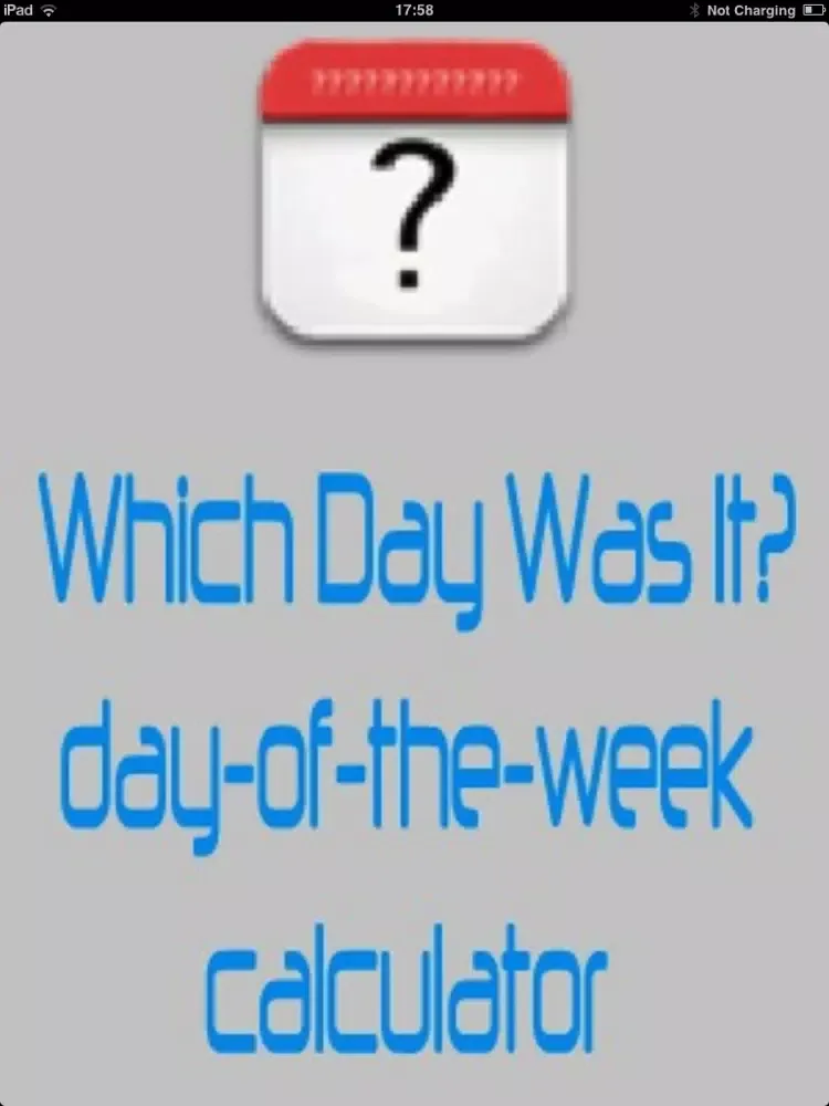 Which Day Was It? iPad  سکرین شاٹس