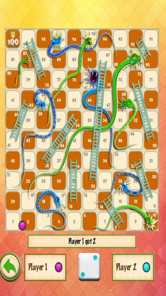 Tangkapan layar Snake & Ladder Classic Game
