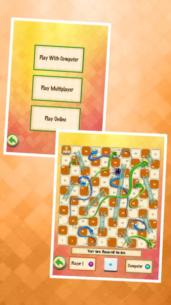 Tangkapan layar Snake & Ladder Classic Game