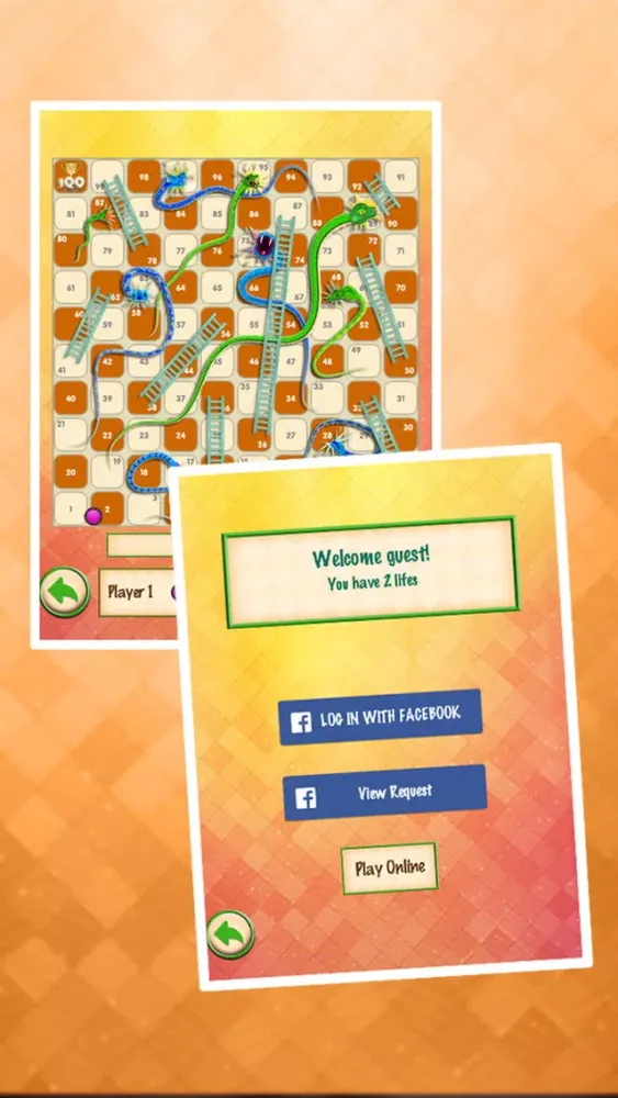 Tangkapan layar Snake & Ladder Classic Game