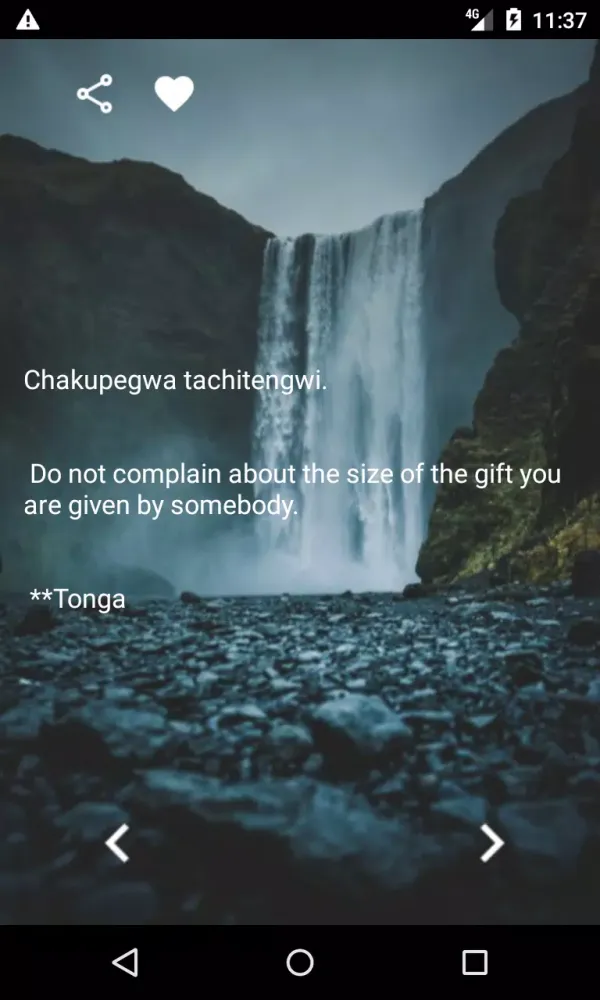 Zambian Proverbs Ekran Görüntüleri