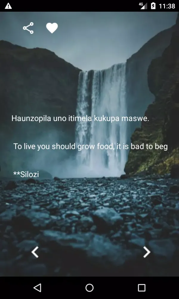 Zambian Proverbs Ekran Görüntüleri