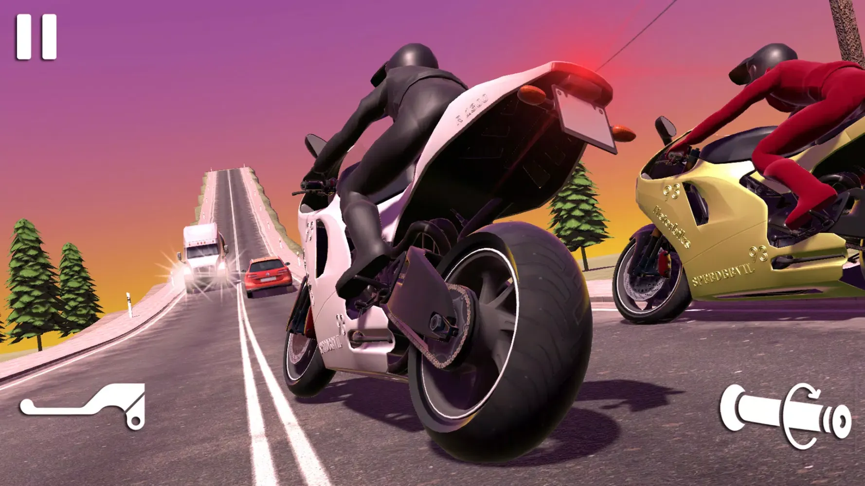 Capturas de tela do Mountain Climb Motorbike Stunt