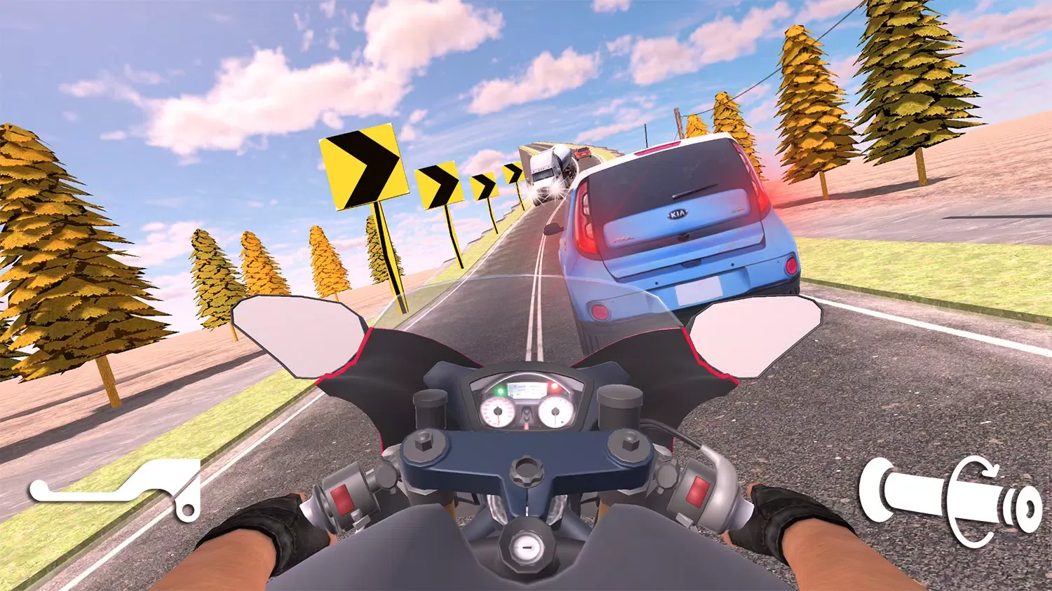 Capturas de tela do Mountain Climb Motorbike Stunt