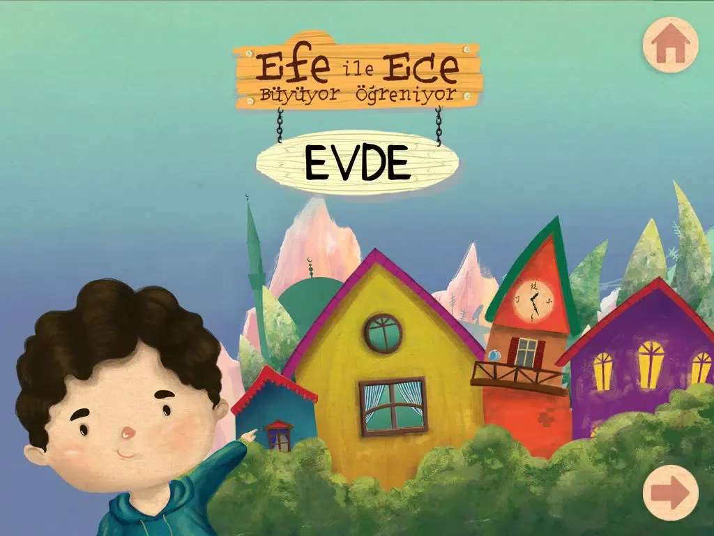 Ảnh chụp màn hình của Efe'nin Evi iPad 