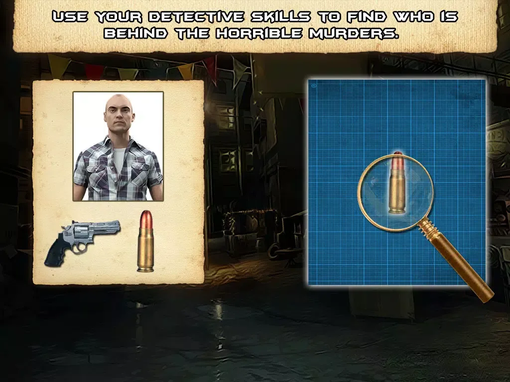 Capturas de tela do Criminal Investigation iPad 