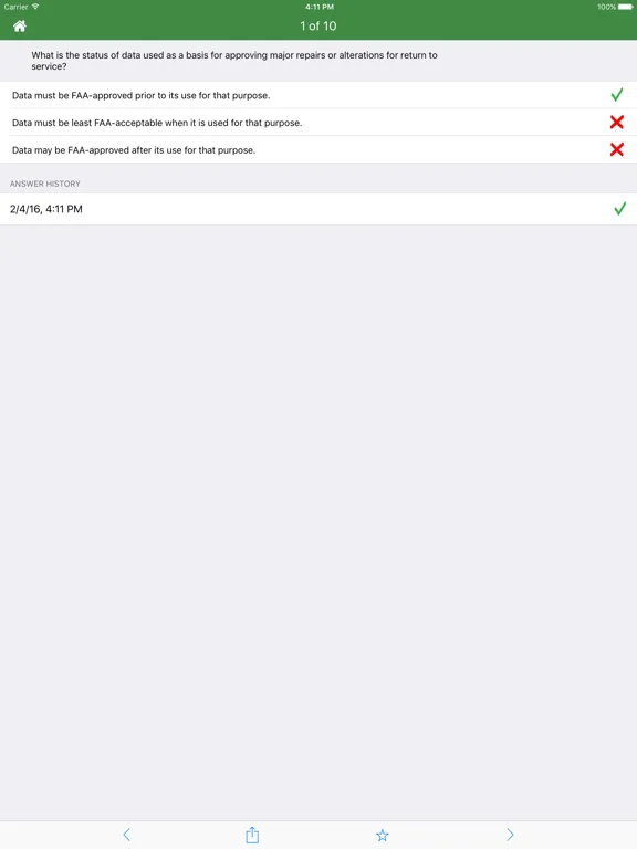 Screenshot di 2017 FAA Test Prep - Aviation Mechanic General iPad 