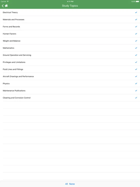 Screenshot di 2017 FAA Test Prep - Aviation Mechanic General iPad 