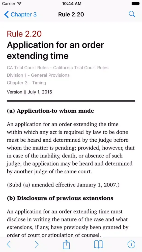 California Trial Court Rules (LawStack CA Series) स्क्रीनशॉट