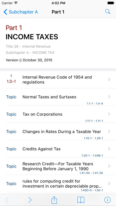 Screenshot di 26 CFR by LawStack