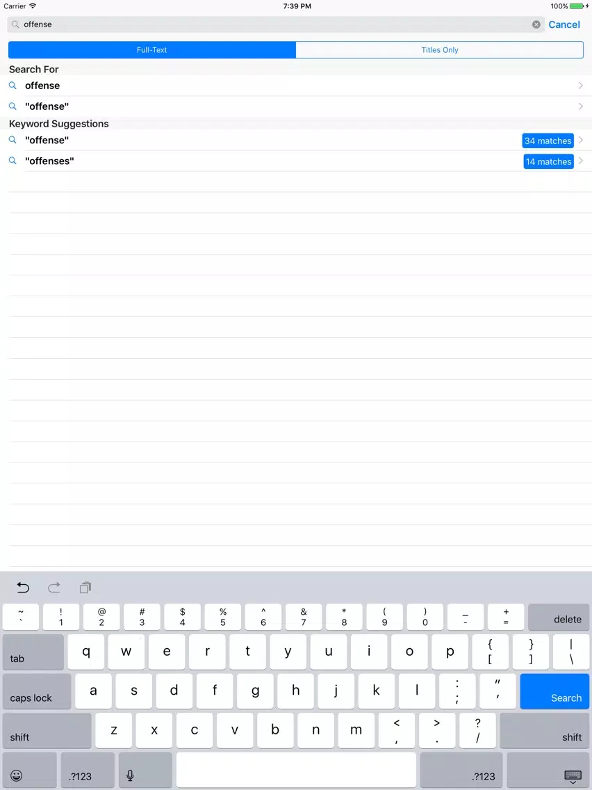 45 CFR - Public Welfare (LawStack Series) iPad  Screenshots