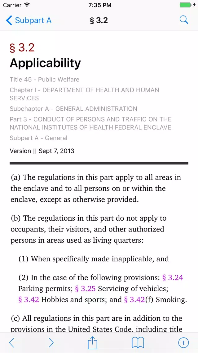 45 CFR - Public Welfare (LawStack Series) Screenshots