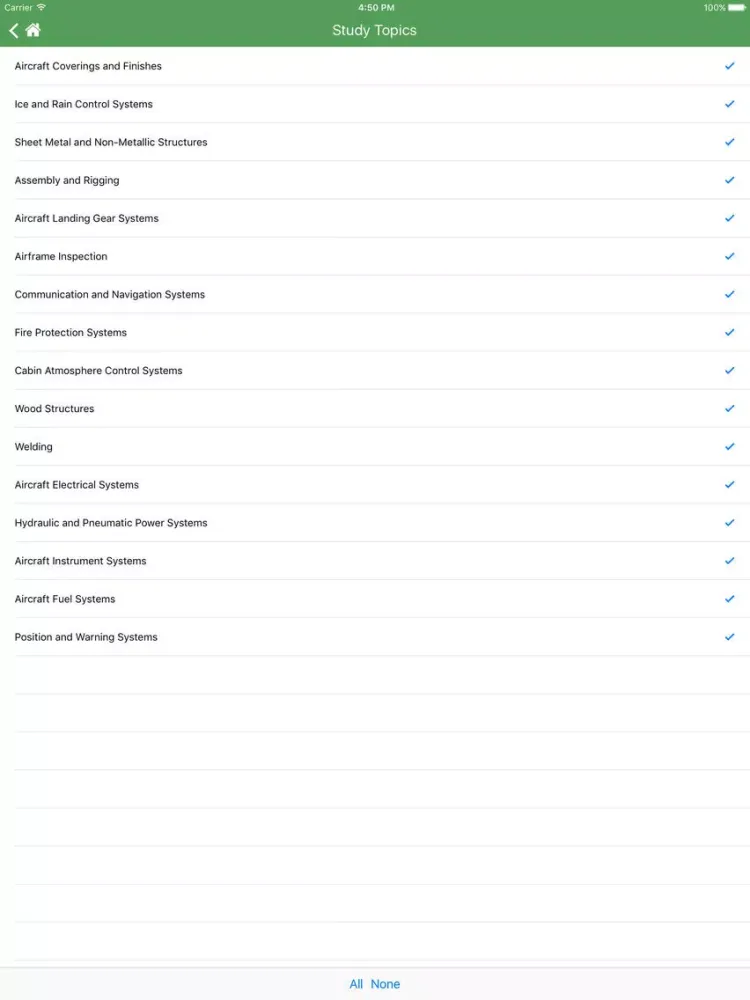 تصاویر 2017 FAA Test Prep - Aviation Mechanic Airframe iPad 