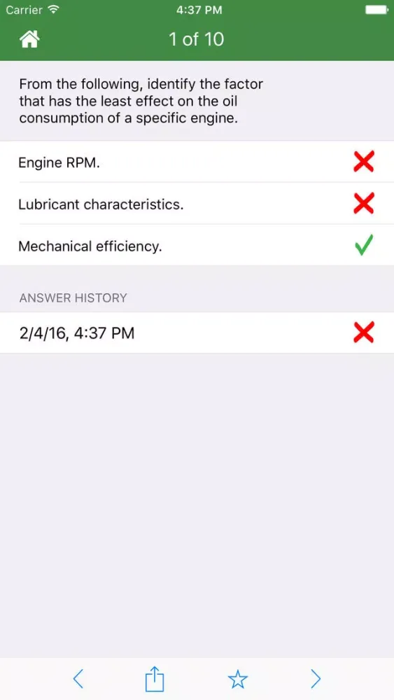 Capturas de tela do 2017 FAA Test Prep - Aviation Mechanic Powerplant