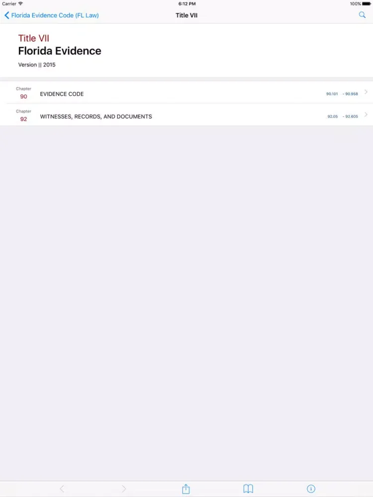 Florida Evidence Code (LawStack Series) iPad  سکرین شاٹس