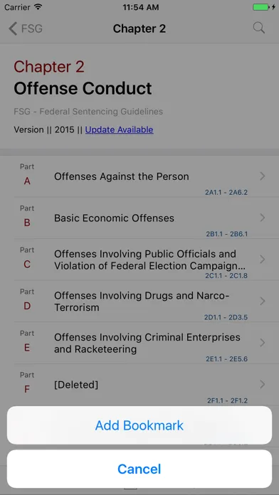 Federal Sentencing Guidelines (LawStack's FSG) स्क्रीनशॉट