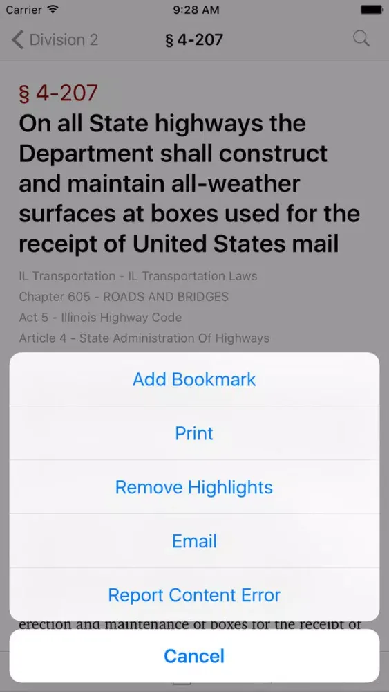 Illinois Transportation Law (LawStack Series)应用截图