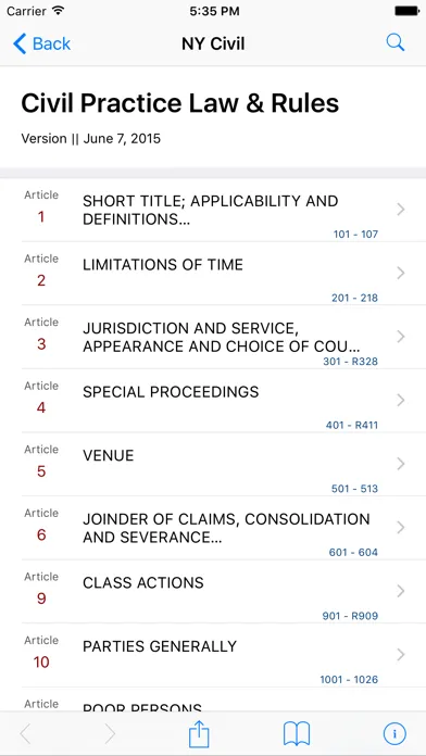 New York Civil Practice Law and Rules (LawStack) स्क्रीनशॉट