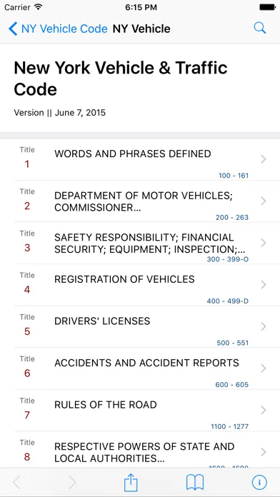New York Vehicle and Traffic Code (LawStack Ser.) 스크린샷