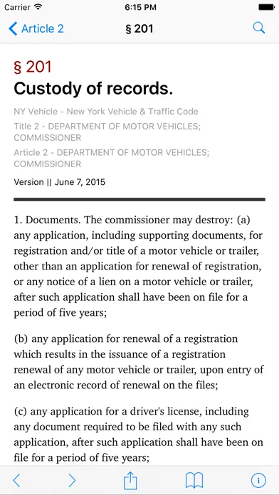 New York Vehicle and Traffic Code (LawStack Ser.) 스크린샷