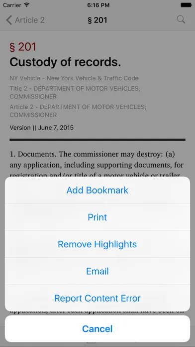 New York Vehicle and Traffic Code (LawStack Ser.) 스크린샷