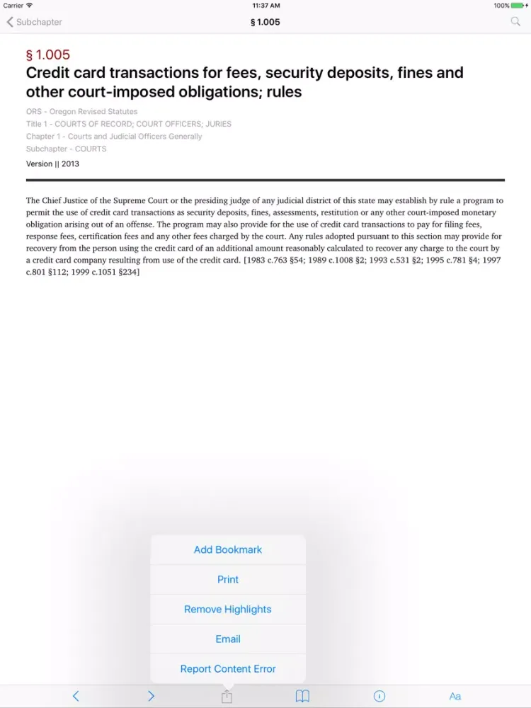 Скриншоты Oregon Law (2017 LawStack OR Series) iPad 