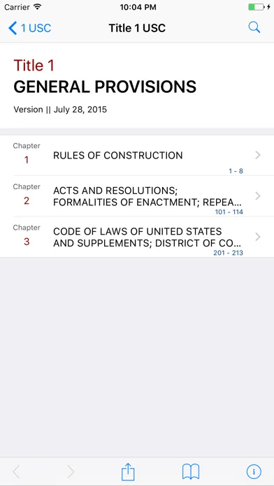 1 USC by LawStack سکرین شاٹس