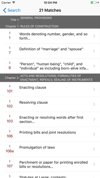 1 USC by LawStack سکرین شاٹس