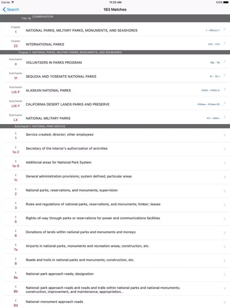 Zrzuty ekranu 16 USC - Conservation (LawStack Series) iPad 