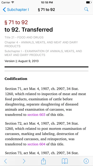 21 USC - Food and Drugs (LawStack Series)應用截圖