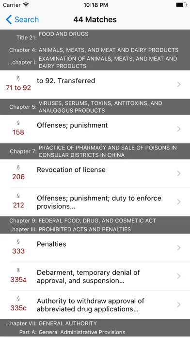 21 USC - Food and Drugs (LawStack Series)應用截圖