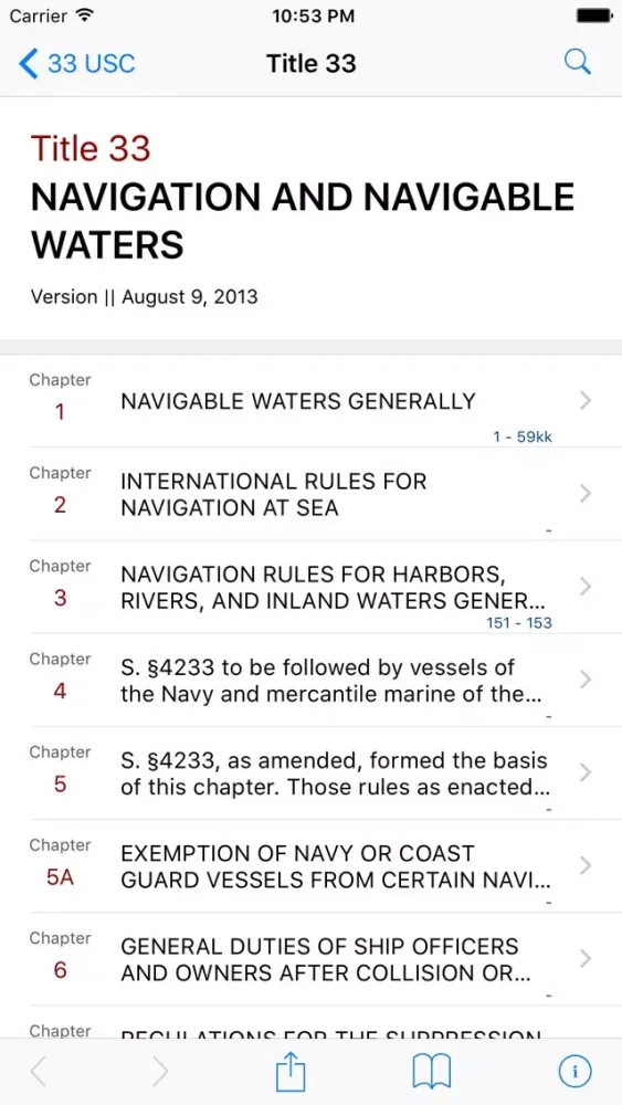 Zrzuty ekranu 33 USC - Navigation and Navigable Waters (LawStack
