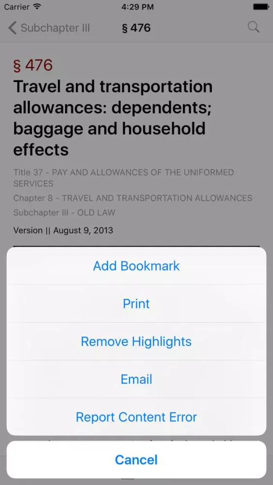 37 USC - Pay and Allowances (LawStack Series) Screenshots