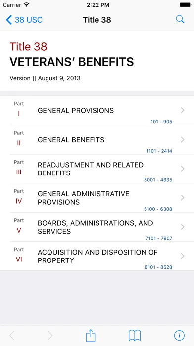38 USC - Veterans' Benefits (LawStack Series) 스크린샷
