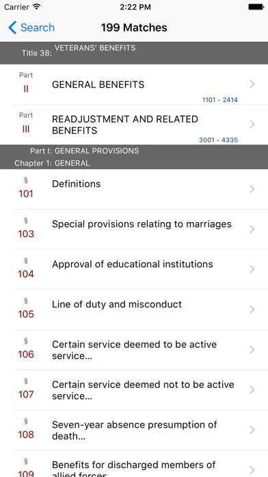 38 USC - Veterans' Benefits (LawStack Series) 스크린샷