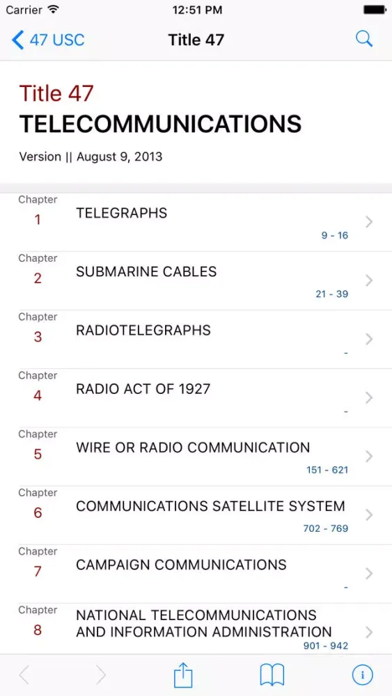 47 USC - Telecommunications (LawStack Series)應用截圖