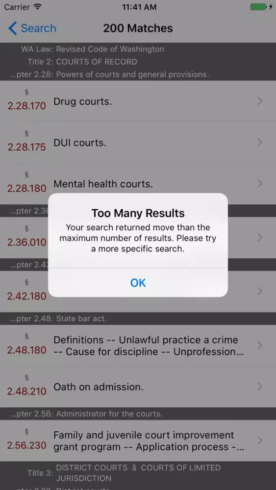 Washington Law (2017 LawStack WA Code Series) Ekran Görüntüleri