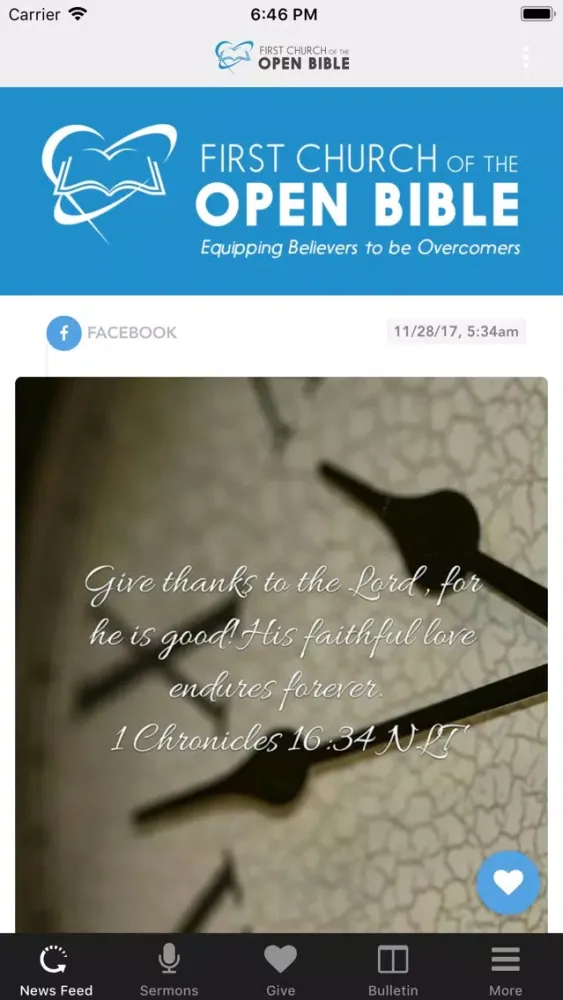 First Church of the Open Bible应用截图
