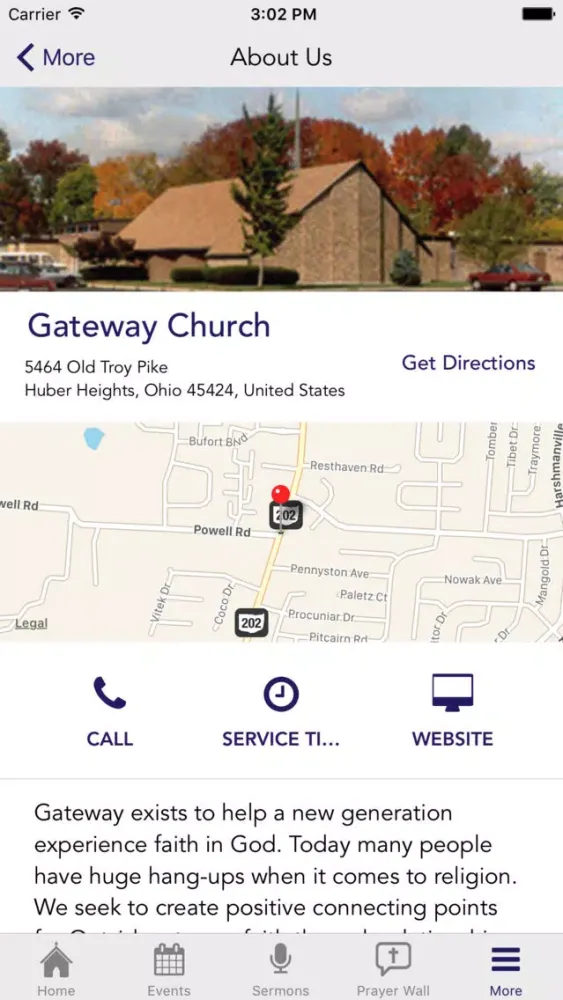 ภาพหน้าจอของ Gateway Church