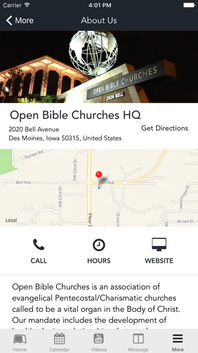 Captures d'écran de Open Bible Churches